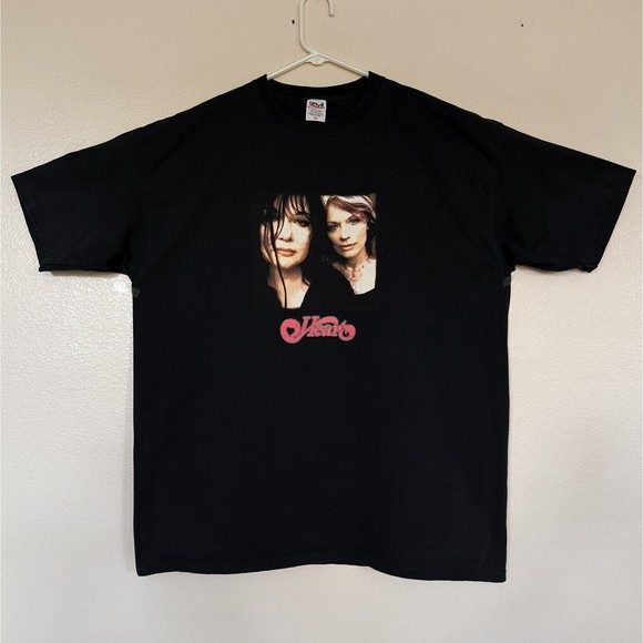 Vintage Heart Tour 2XL T-Shirt Rock Band Nancy and Ann Wilson Concert Y2K - Picture 2 of 5